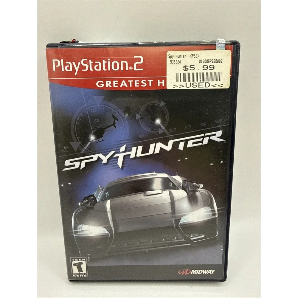 SpyHunter Greatest Hits (Sony‎ PlayStation 2, 2002) Complete CIB PS2